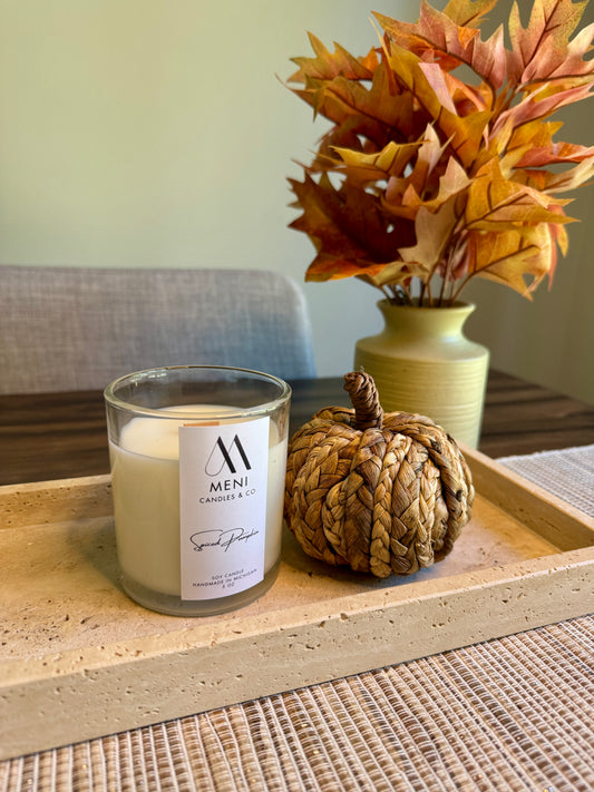 MENI BRAND - 7 OZ. GLASS CANDLE