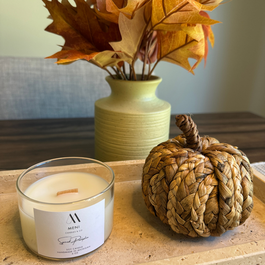 MENI BRAND - 4 OZ.GLASS CANDLE