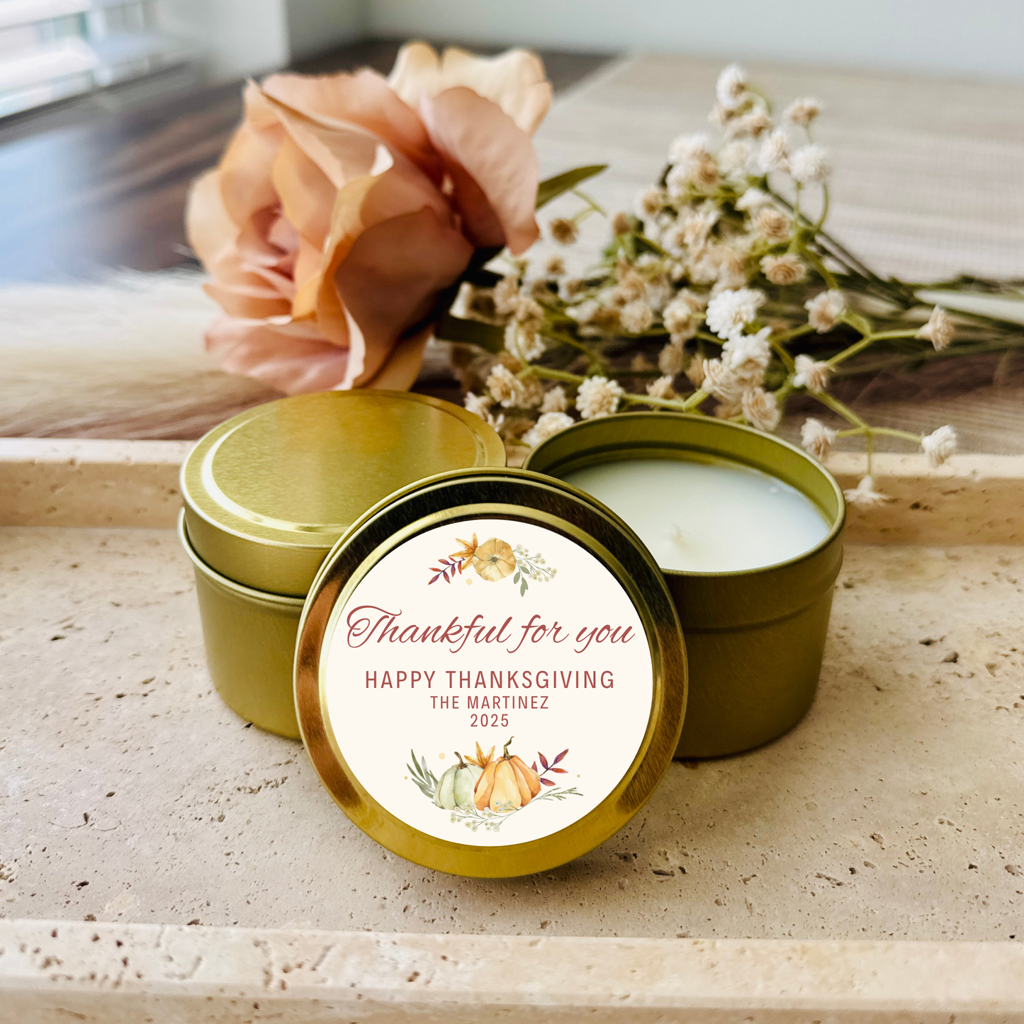 HAPPY THANKSGIVING FAVOR 4 OZ