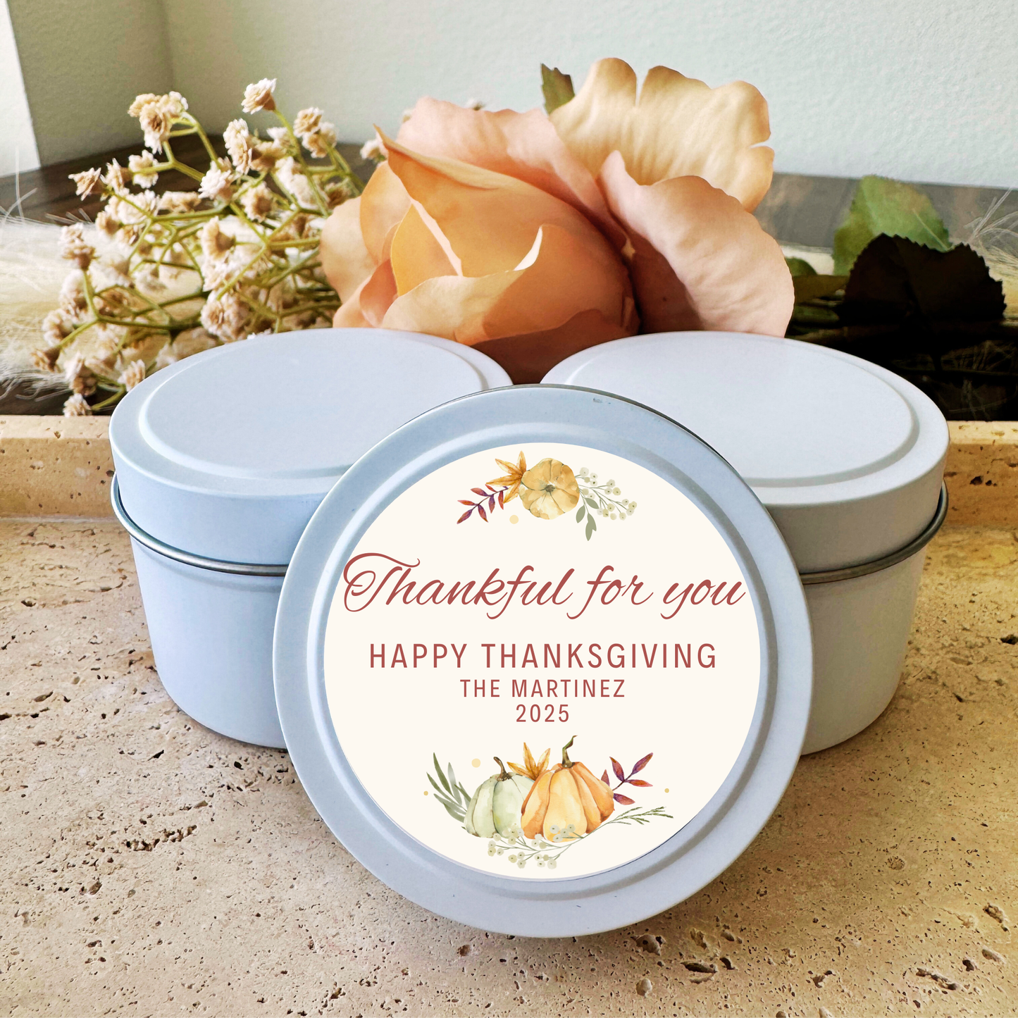 HAPPY THANKSGIVING FAVOR 4 OZ