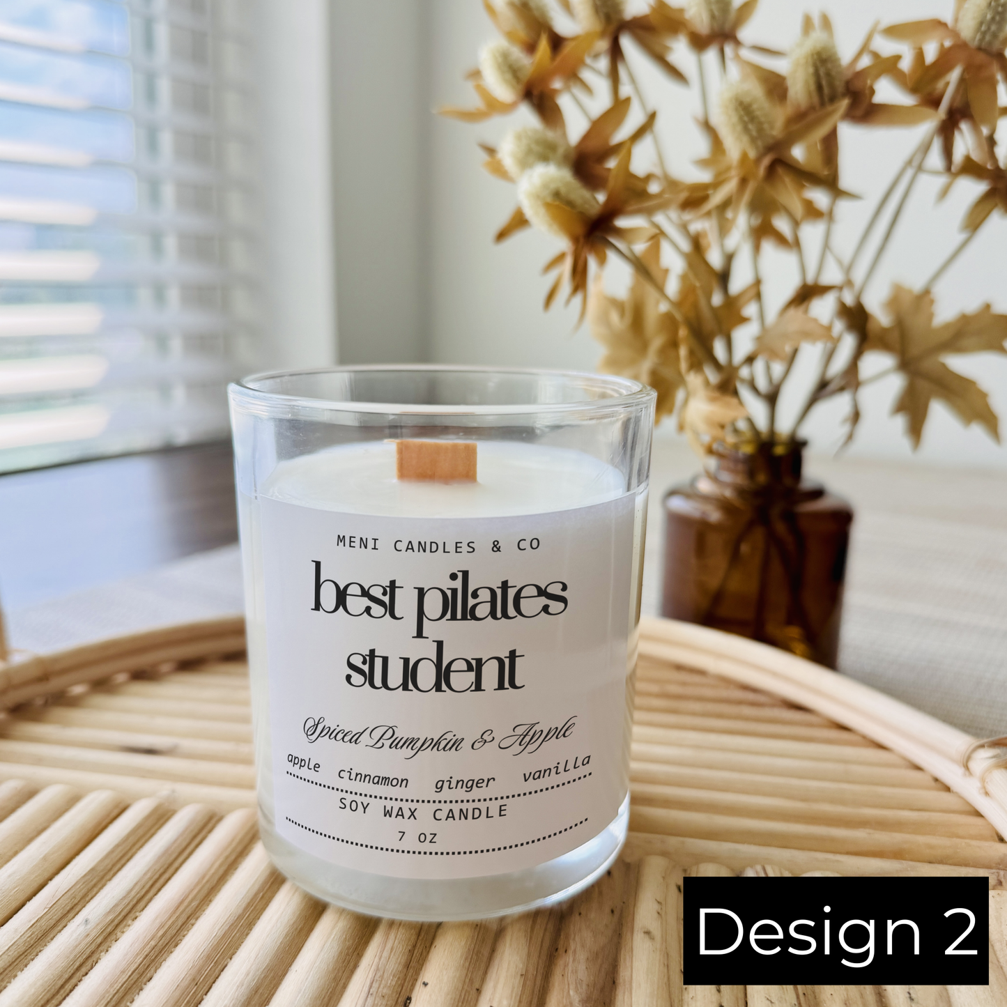 BEST PILATES STUDENT - WORKOUT - 7 OZ. CANDLE