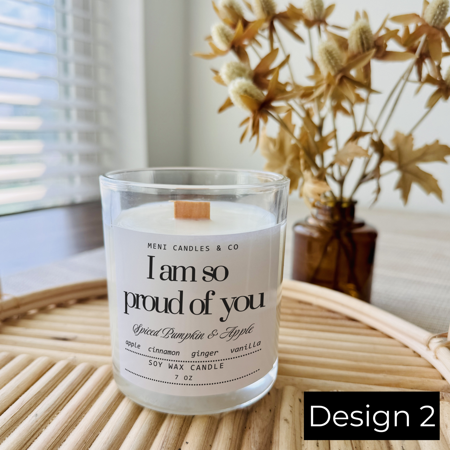 I AM SO PROUD OF YOU - WORKOUT - 7 OZ. CANDLE