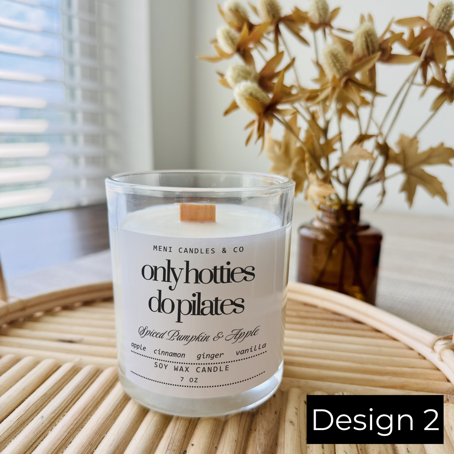 ONLY HOTTIES DO PILATES - WORKOUT - 7 OZ. CANDLE