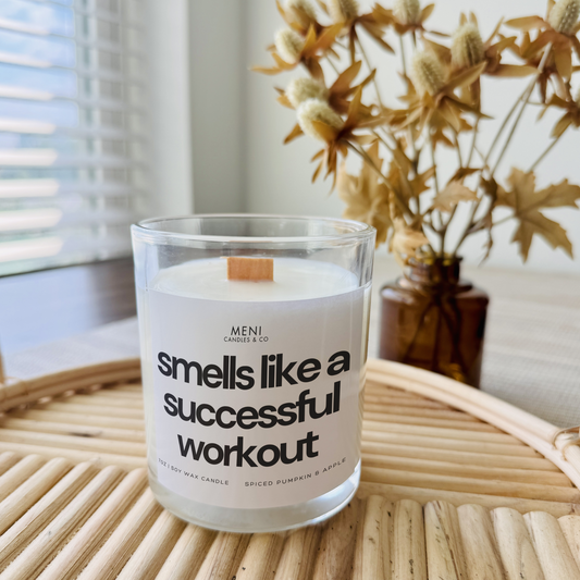 SMELLS LIKE A SUCCESSFUL WORKOUT - 7 OZ. CANDLE